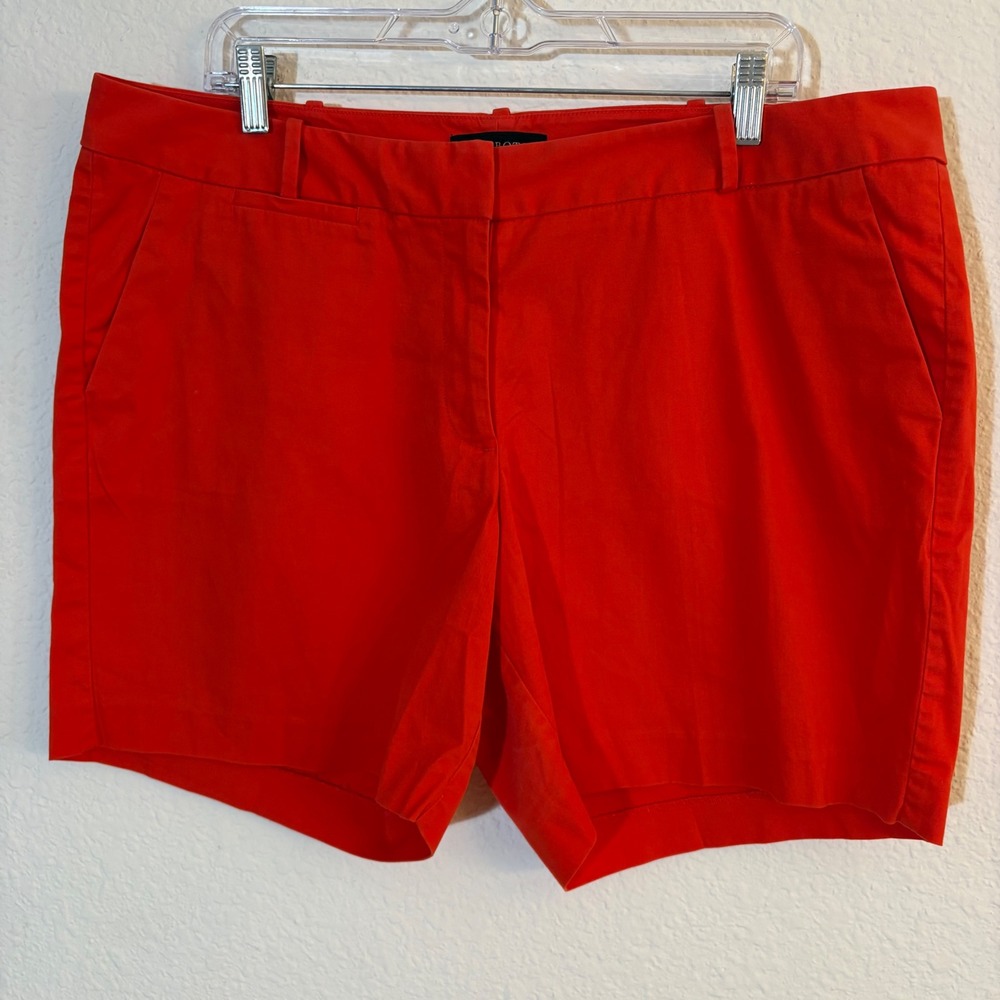 Talbots Chino Shorts Women 16WP Red